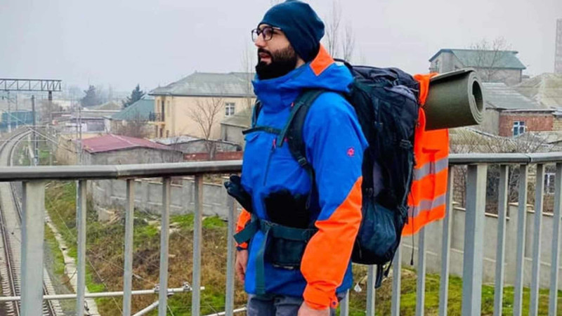 Gənc fəal Bakıdan Qubaya piyada gedəcək