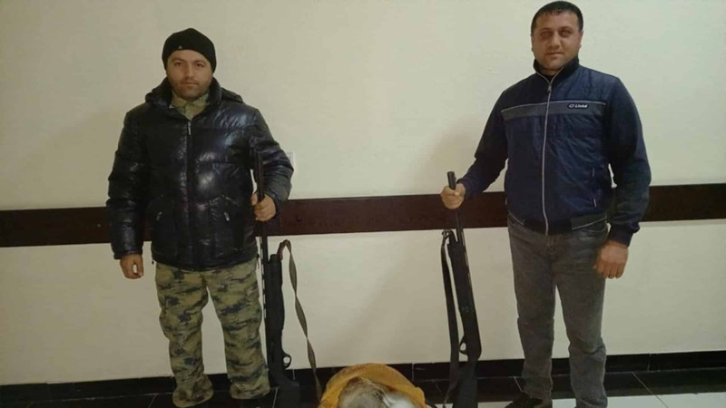 Bakı sakinləri Cəlilabad rayonunda qanunsuz ov ediblər