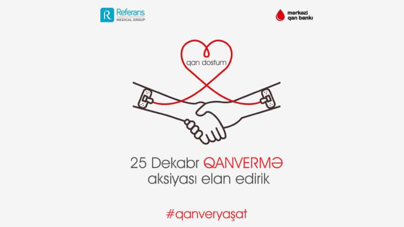 Xətai rayonunda qanvermə aksiyası keçiriləcək