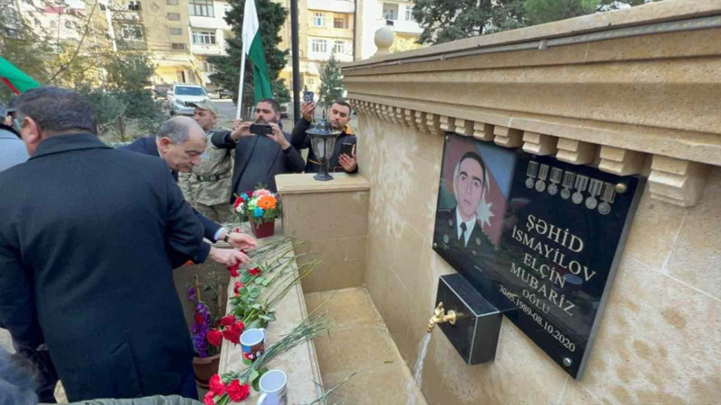 Bakıda daha bir şəhid bulağının açılış mərasimi olub