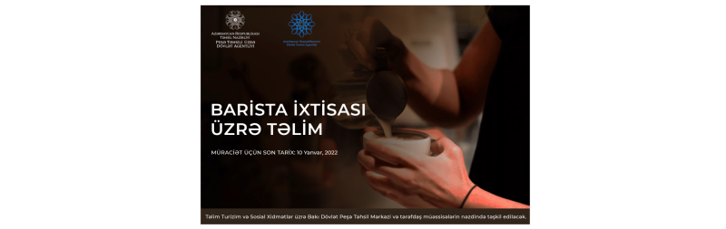 Bakıda “Barista” ixtisası üzrə ödənişsiz təlimə start verilib