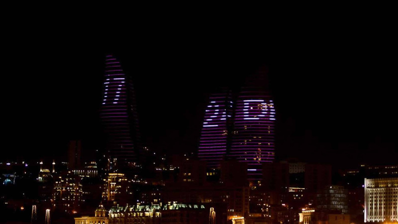 Alov Qüllələrindəki proyeksiya Vüqar Həşimov adına şahmat çempionatına həsr olunacaq