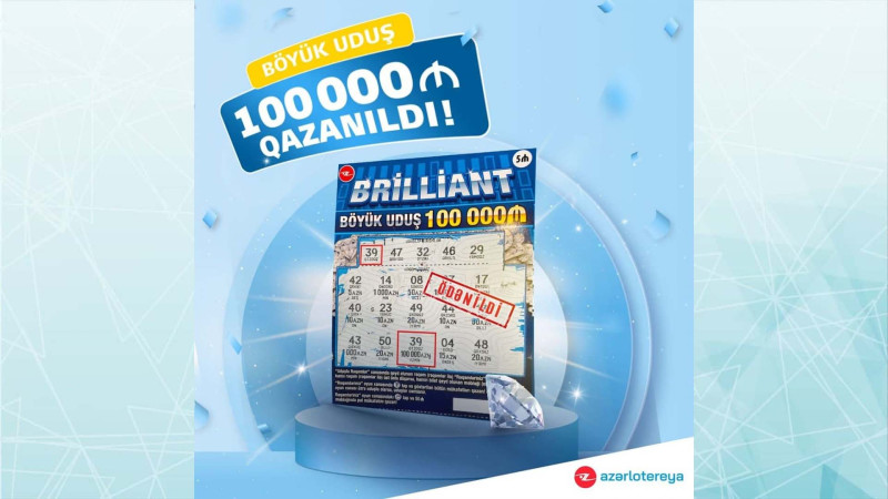 Bakı sakini lotereyada 100 min manat udub