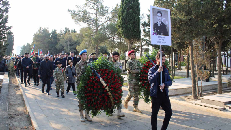 Yasamal rayonunda Vətən müharibəsinin şəhidləri Taleh Yusifov və İsmayıl Qasımov yad edilib