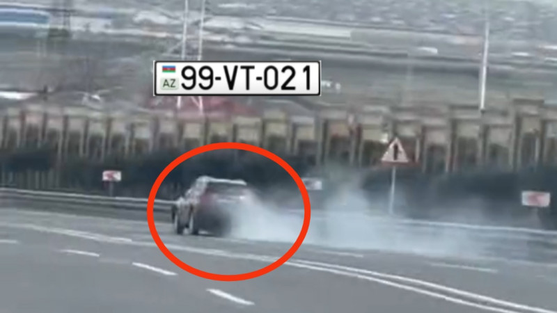 Bakıda “Toyota markalı avtomobilin sürücüsü qəza törədib