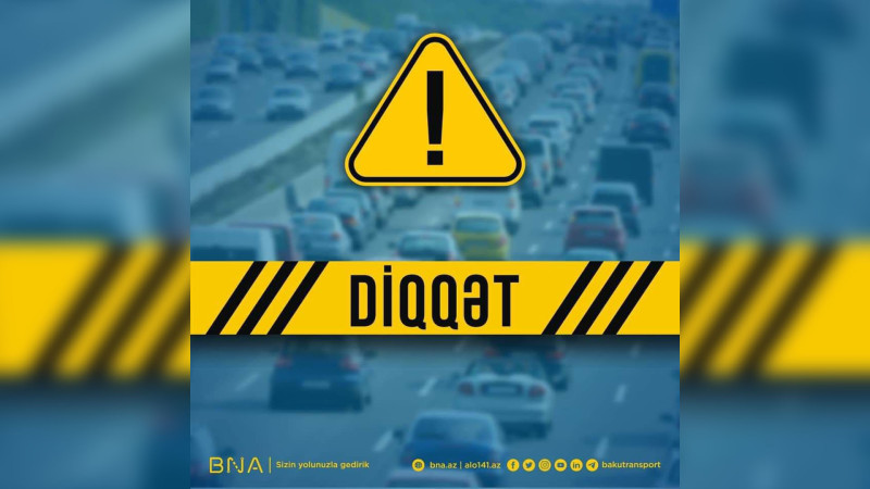 Bakının magistral yollarında sürət həddi endirildi