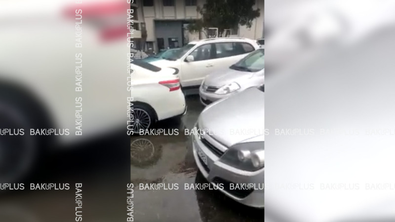 Bakının mərkəzində maraqlı hadisə baş verib