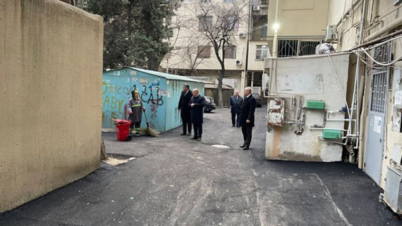 Nəsimi rayonunda daha iki küçədə abadlıq işləri aparılıb