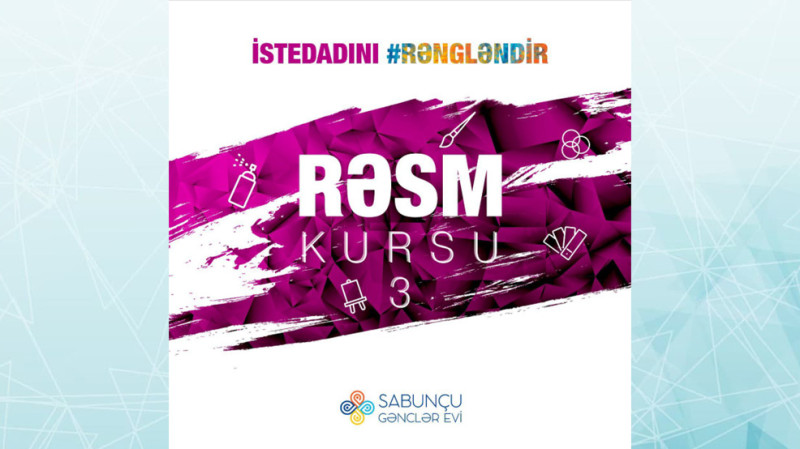 Sabunçu Gənclər Evində rəsm kursları təşkil olunacaq