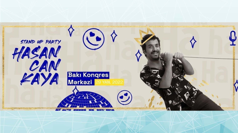 Türkiyənin məşhur Stand up-çısı Bakıda çıxış edəcək