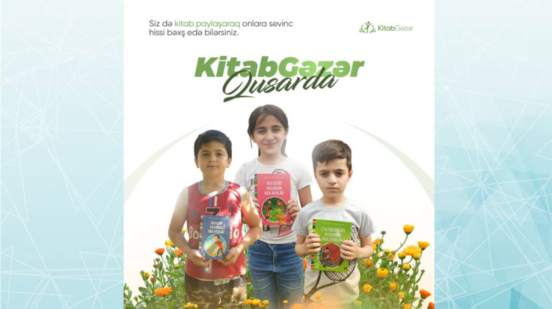 Bakıda Qusar rayonundan olan uşaqlar üçün kitablar toplanır