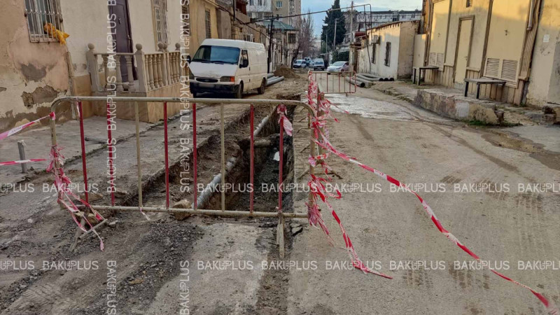 Yasamal rayonunda su boruları bərpa olunur
