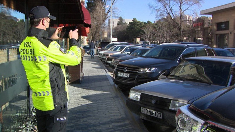 Bakıda son sutka ərzində 175 sürücü parklanmaya görə cərimələnib