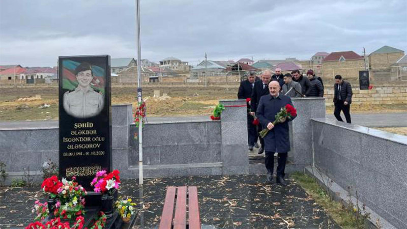 Bakıda şəhidin xatirəsi yad edilib