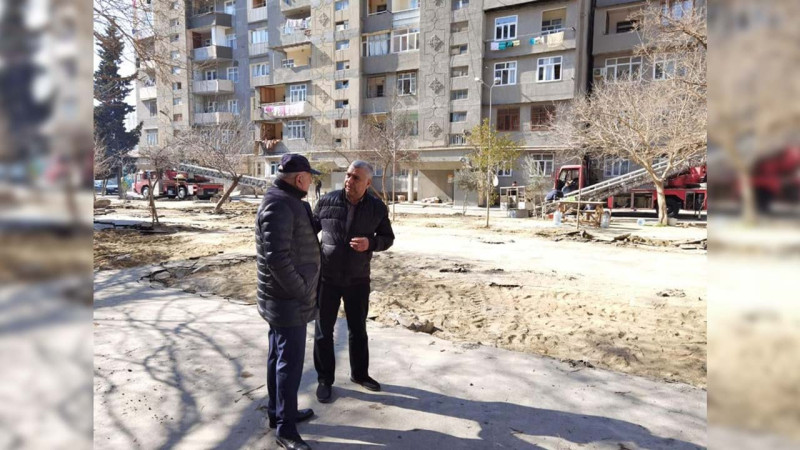 Suraxanı rayonunda məhəllələrin təmir-bərpası davam edir