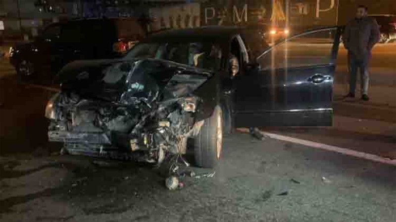 Bakıda avtomobillər toqquşub