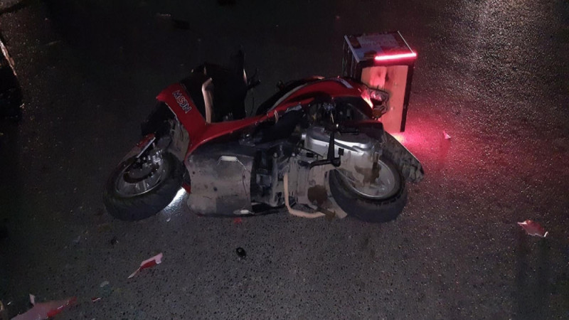 Nərimanovda motosiklet piyadanı vurub