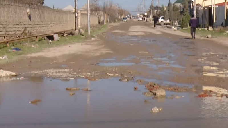 Maştağa qəsəbəsinin sakinləri 31 ildir ki, yolun təmir olunmasını gözləyirlər
