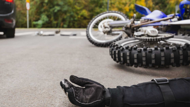 Xətai rayonunda motosiklet avtoqəzaya düşüb