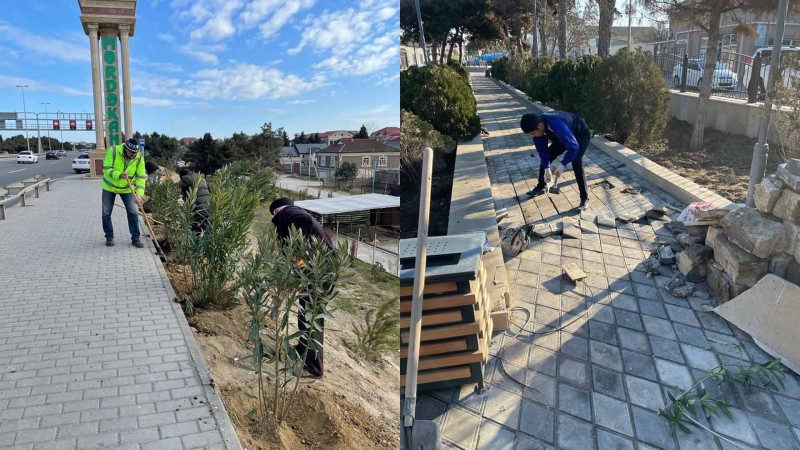 Xəzər rayonunda iməcilik keçirilib