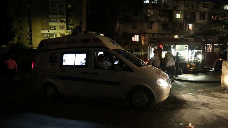 Səbail rayonunda motosiklet qəza törədib