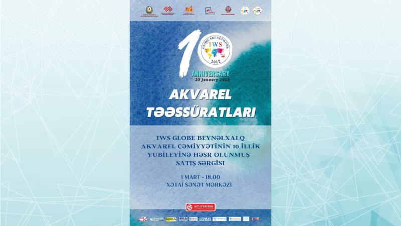 Bakı Xətai Sənət Mərkəzində akvarel əsərlərindən ibarət sərgi keçiriləcək