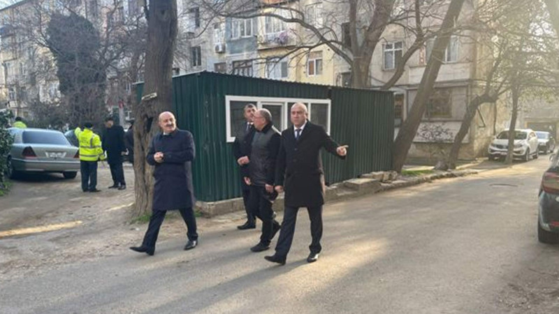 Nəsimi rayonundakı binalara təmirlə əlaqədar baxış keçirilib