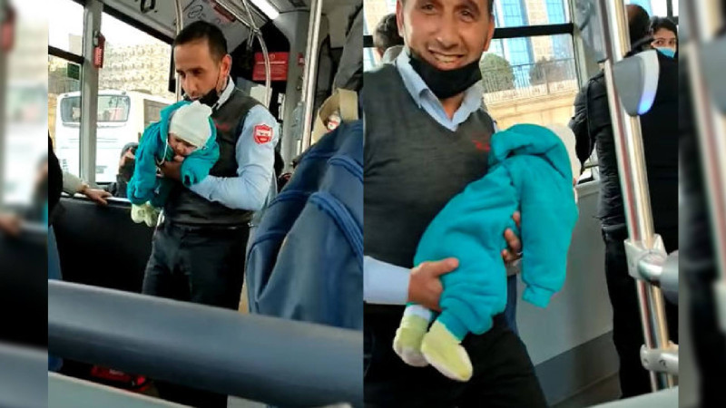 BakuBus sürücüsü ağlayan körpəni sakitləşdirməyə kömək edib