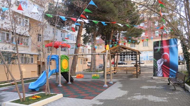 Nəsimi rayonunda daha iki ünvan əsaslı təmir olunub