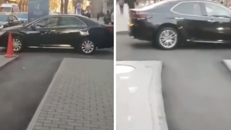 Səbail rayonunda velosiped zolağı zəbt olunub