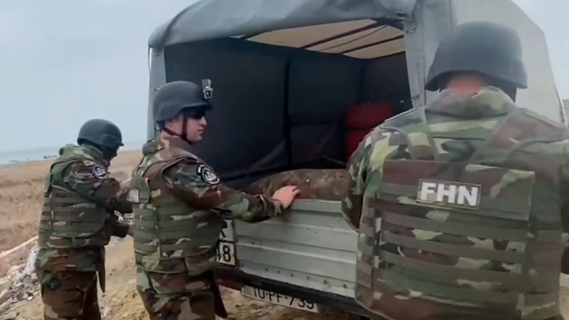 Xətai rayonunda hərbi sursat aşkarlanıb