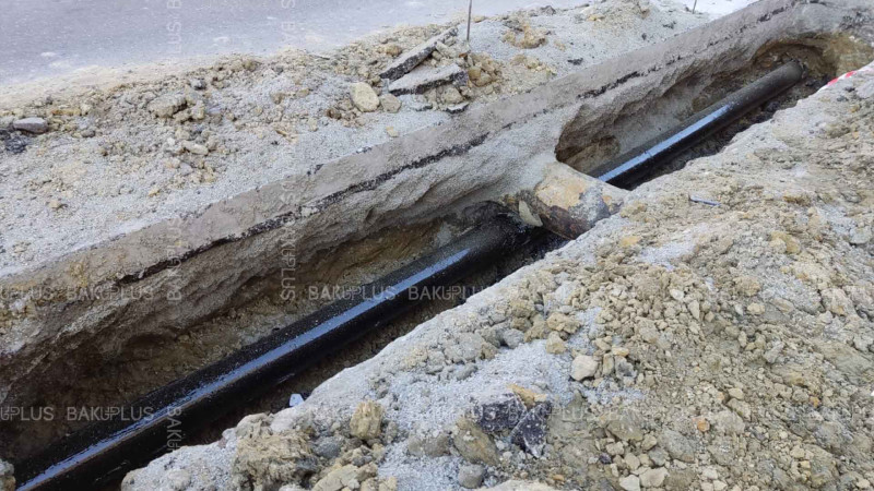Səbail rayonunda su boruları dəyişdirilir
