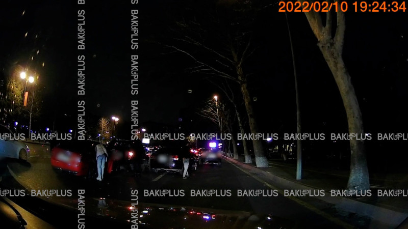 “Dədə Qorqud” parkının yanında zəncirvari qəza baş verib