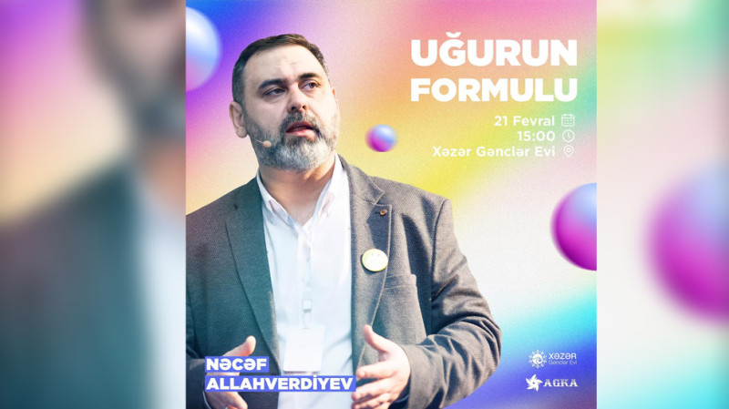 Xəzər Gənclər Evində təlimçi Nəcəf Allahverdiyevlə görüş keçiriləcək