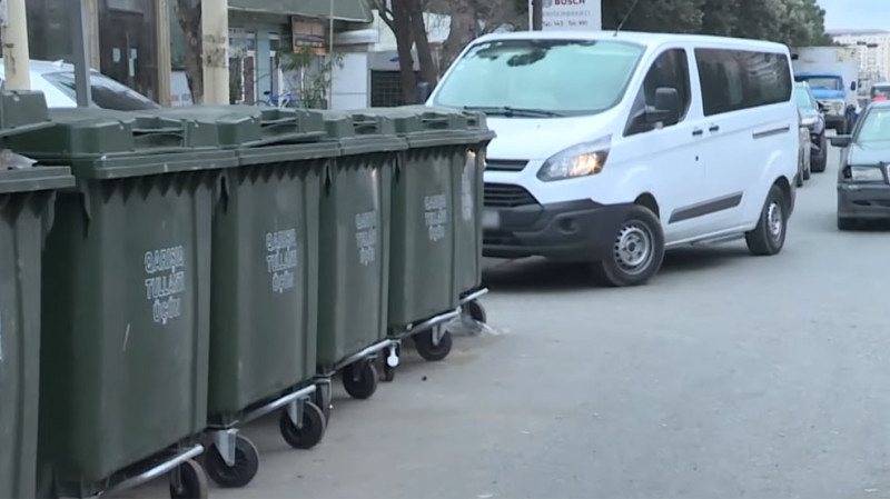 Bakıda zibil qutuları avtobus zolaqlarında və məktəblərin girişlərində quraşdırılır