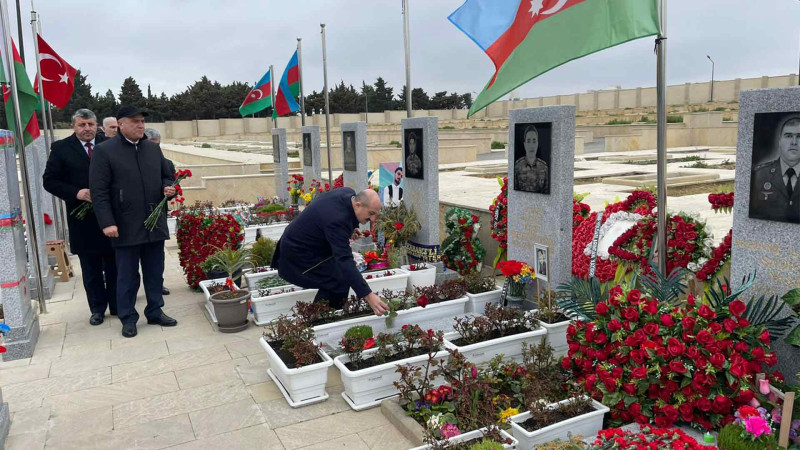 Nəsimi rayonunda Vətən müharibəsi şəhidlərinin əziz xatirəsi yad edilib