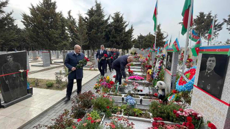 Nəsimi rayonunda Vətən müharibəsi şəhidlərinin əziz xatirəsi yad olunub