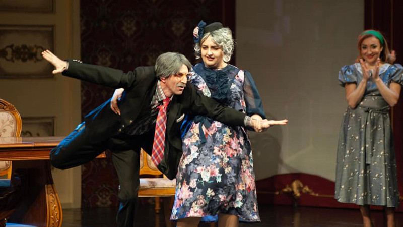 Akademik Milli Dram Teatrında “Filumena Marturano” adlı yeni tamaşanın premyerası keçirilib