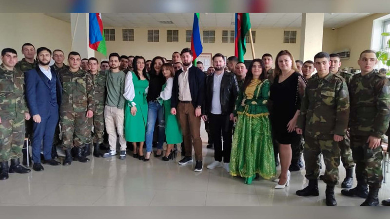 Bakıda hərbi hissədə Novruz bayramı konserti keçirilib