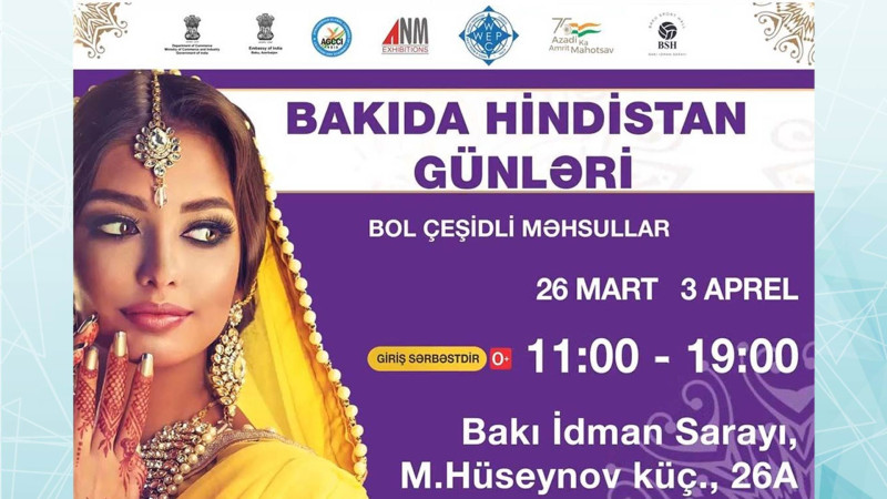 Bakıda Hindistan istehsalı olan məhsulların sərgisi təşkil olunacaq