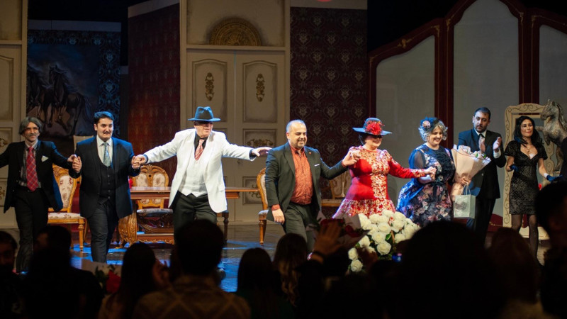 Milli Dram Teatrında daha bir tamaşanın premyerası olub