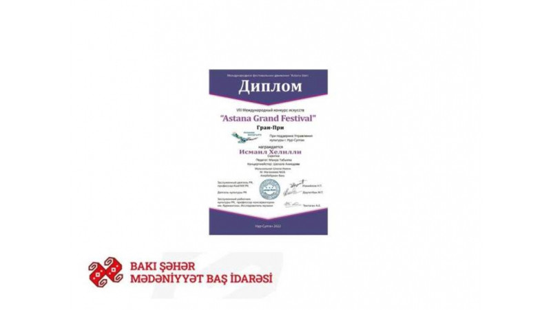 Paytaxtın balaca musiqiçiləri beynəlxalq müsabiqədə yüksək nəticə göstəriblər