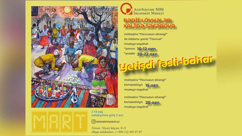 Bakıda uşaqlar üçün Novruz tədbirlər proqramı təşkil ediləcək