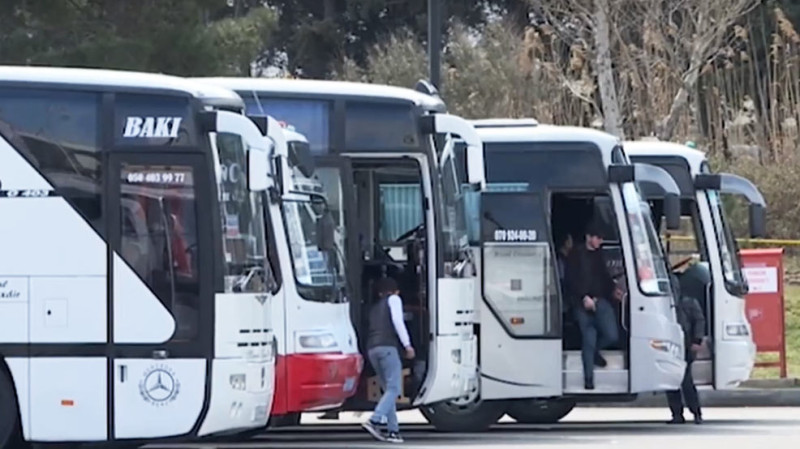 Bakıdan regionlara daşınan sərnişinlərin sayı məlum olub