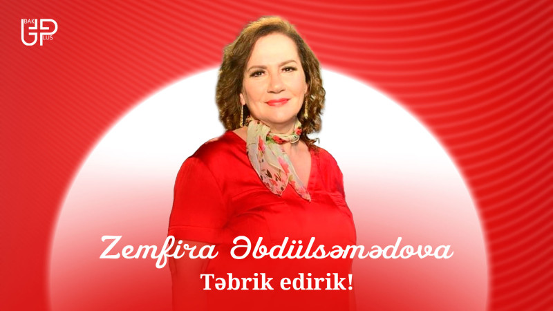 Bu gün aktrisa Zemfira Əbdülsəmədova 61 yaşını qeyd edir