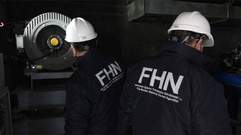 FHN Yasamalda 16 mərtəbəli yeni tikilidə liftlərə baxış keçirib