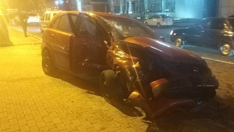 Nizami rayonunda iki avtomobil toqquşub