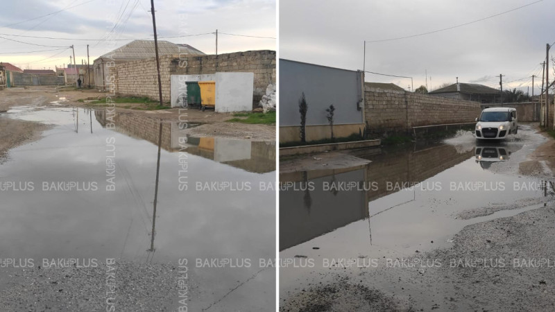 Buzovna qəsəbəsində kanalizasiya sistemi yoxdur