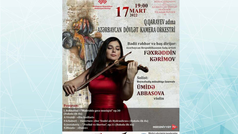 Bakıda Qara Qarayev adına Kamera Orkestrinin konserti olacaq