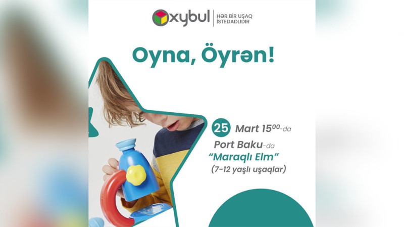 “Port Baku Mall”-da 7-12 yaşlı uşaqlar üçün tədbir keçiriləcək